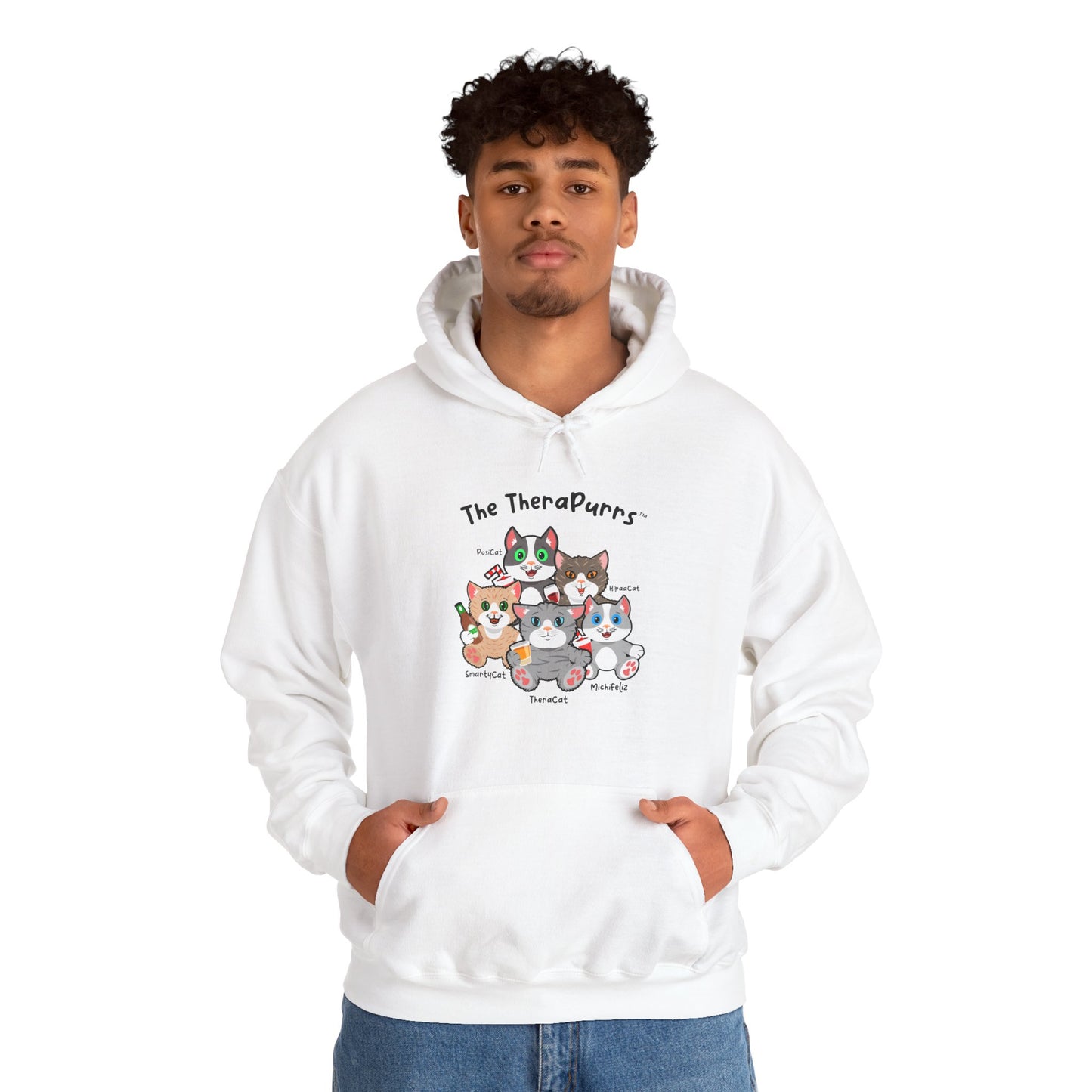 Sweatshirt - TheraPurrs - 5 Cats