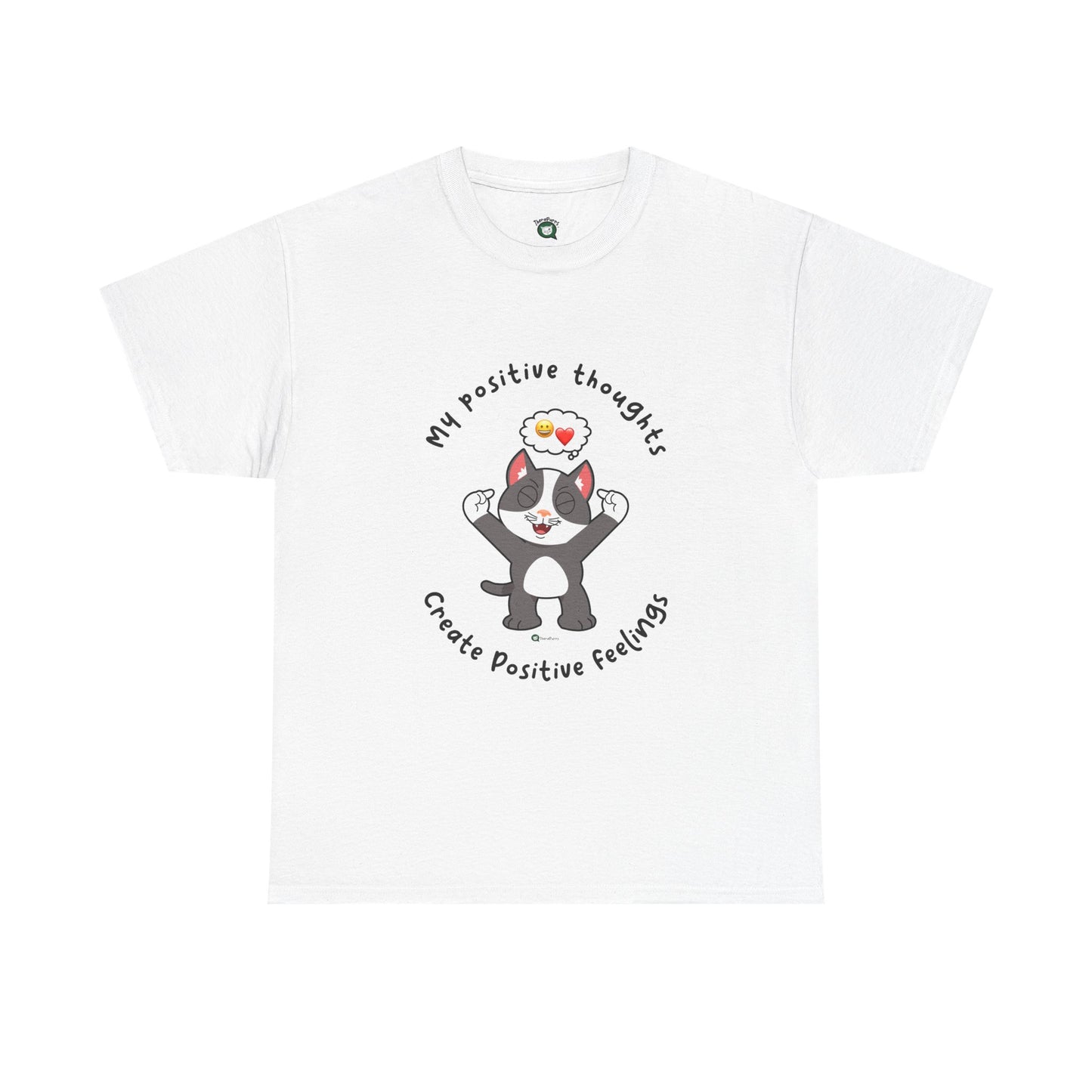 T-Shirt - PosiCat - My positive thoughts create positive feelings
