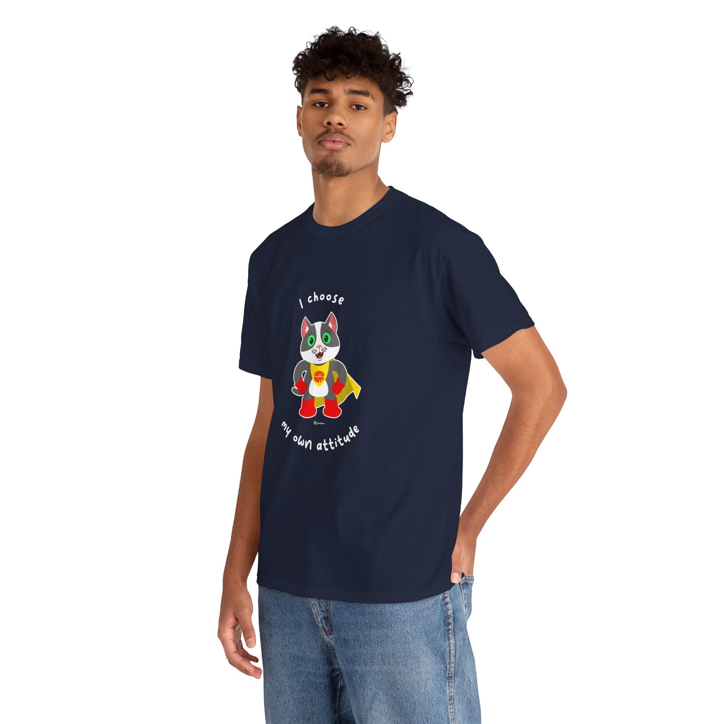T-Shirt - PosiCat - I choose my own attitude