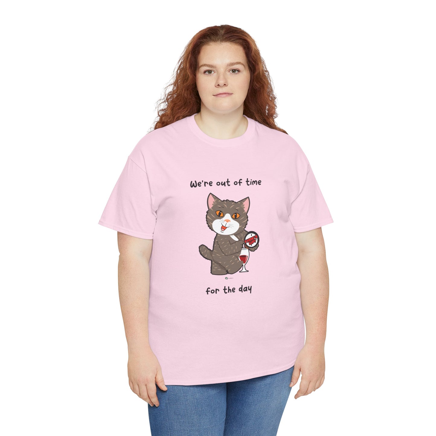 T-Shirt - HipaaCat - We're Out Of Time For The Day