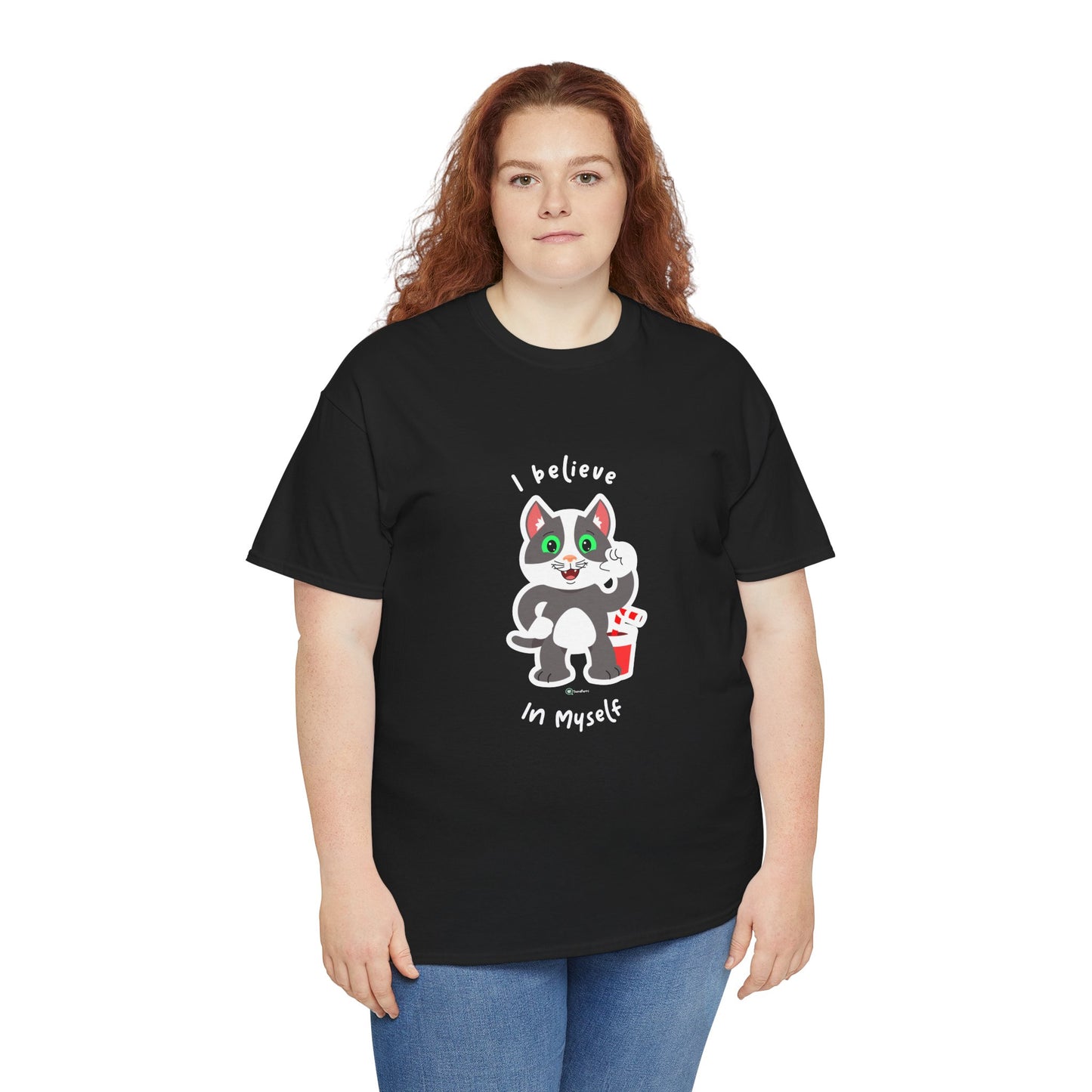 T-Shirt - PosiCat - I believe in myself
