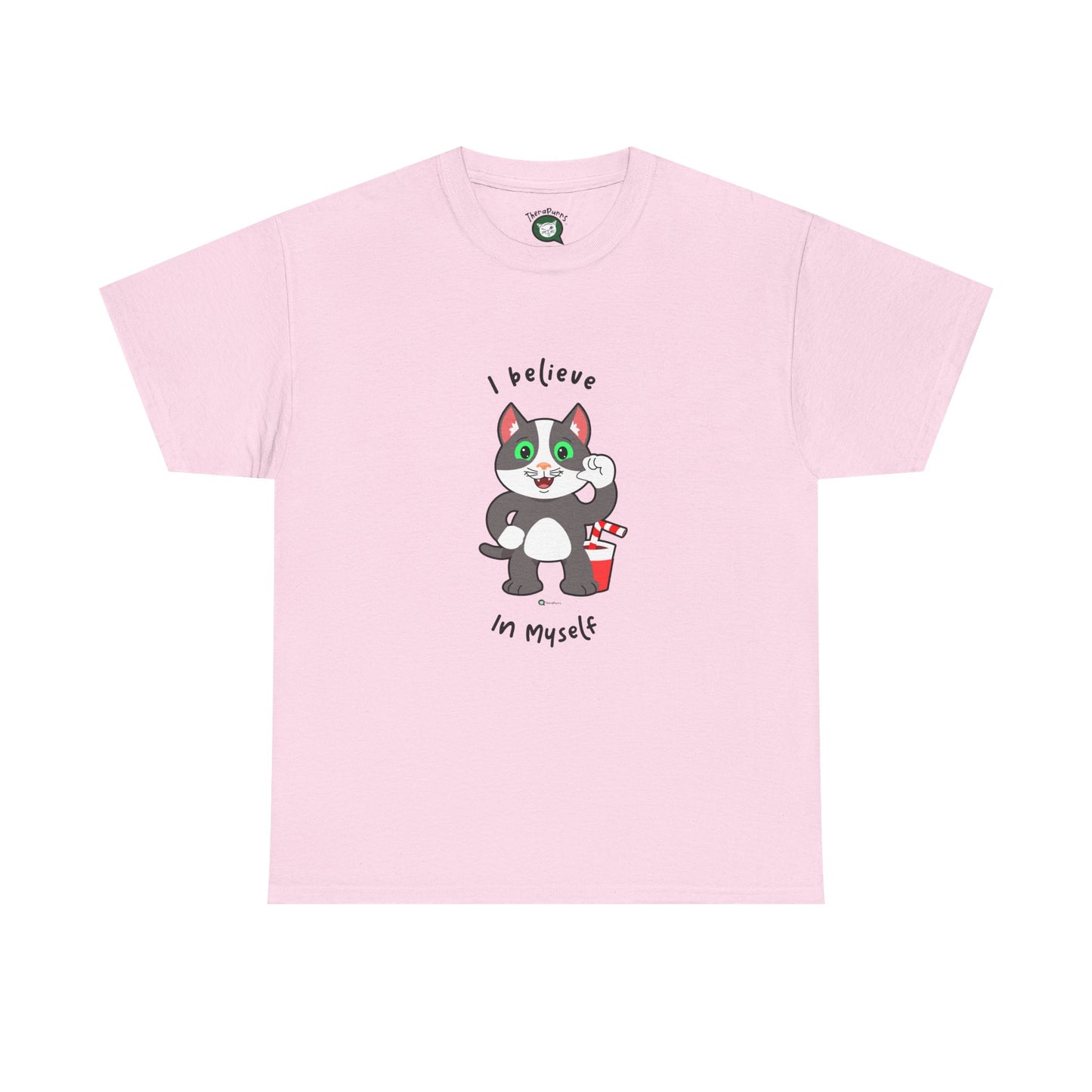 T-Shirt - PosiCat - I believe in myself