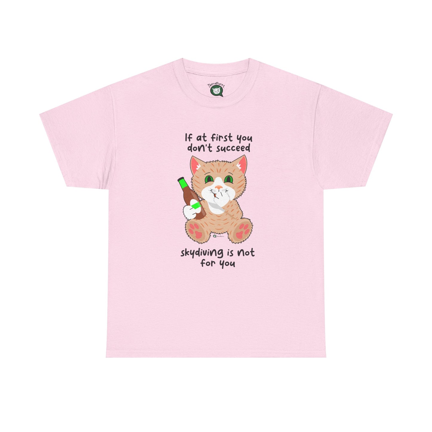 T-Shirt - SmartyCat - Skydiving Is Not For You