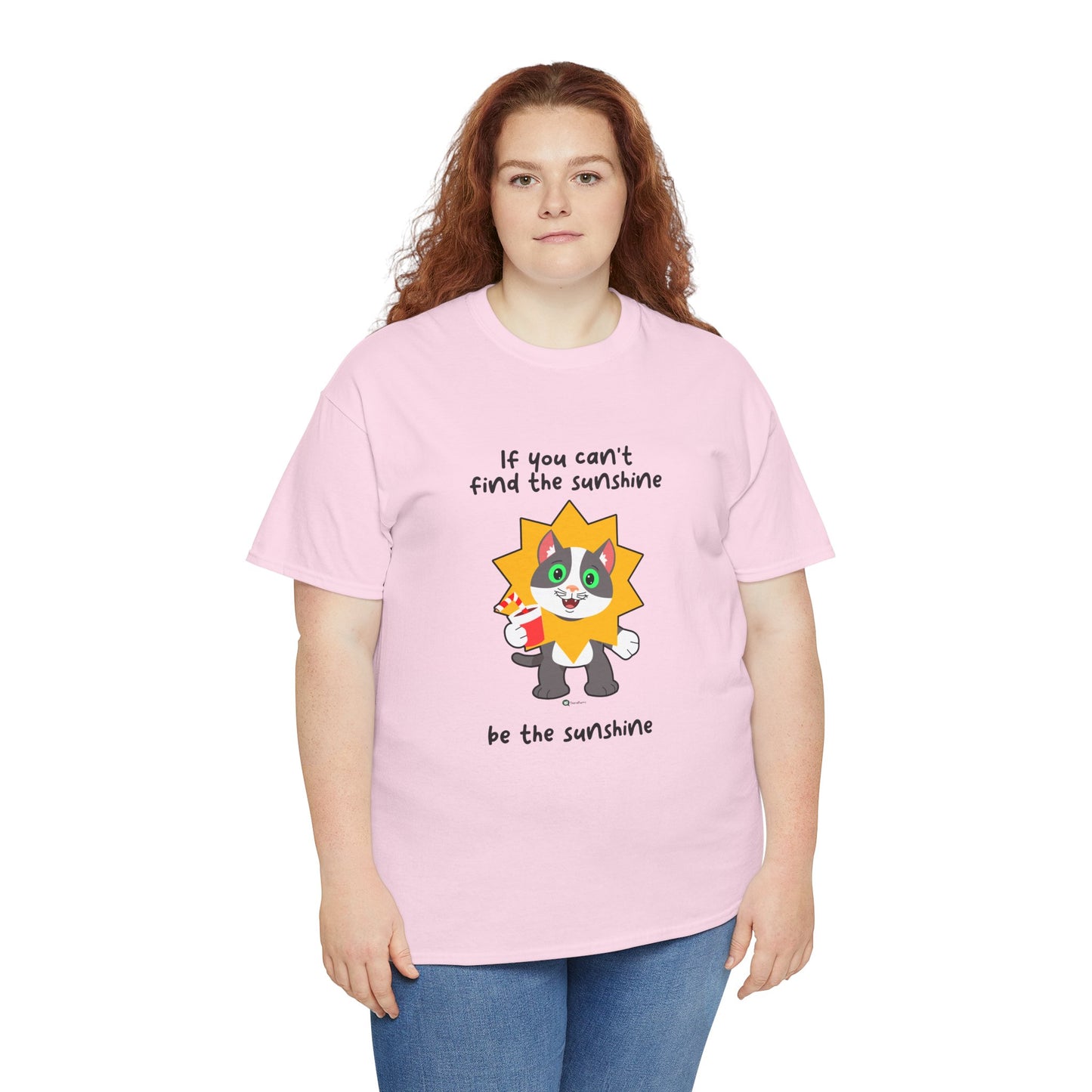 T-Shirt - PosiCat - If You Can't Find The Sunshine, Be The Sunshine