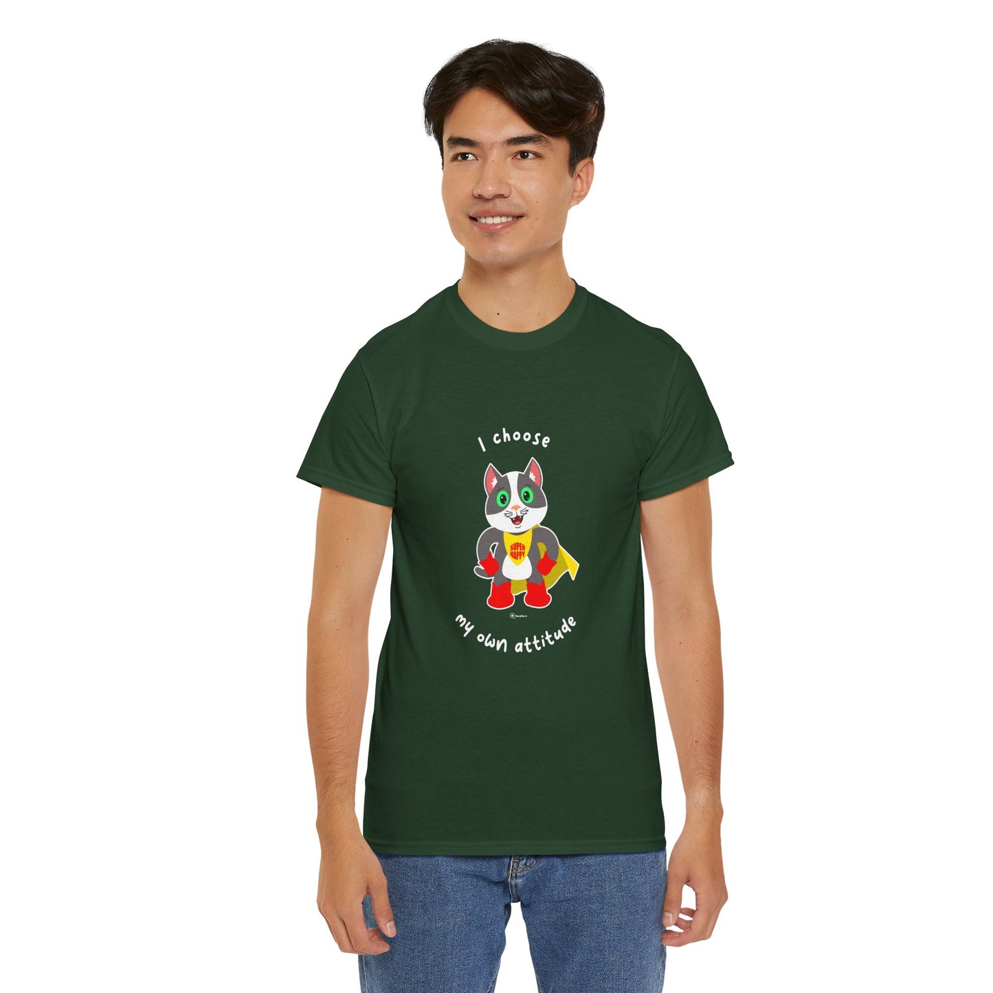 T-Shirt - PosiCat - I choose my own attitude