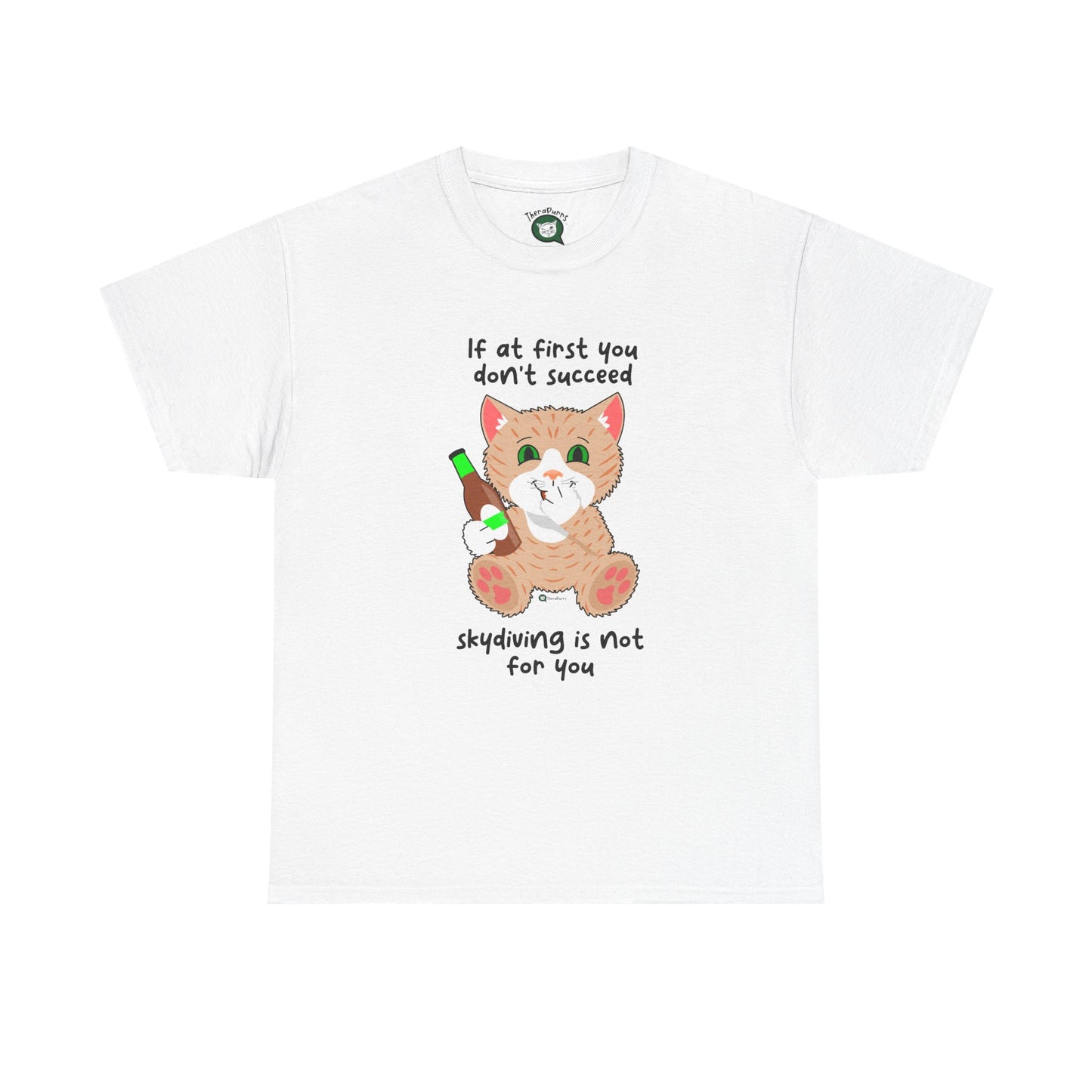 T-Shirt - SmartyCat - Skydiving Is Not For You