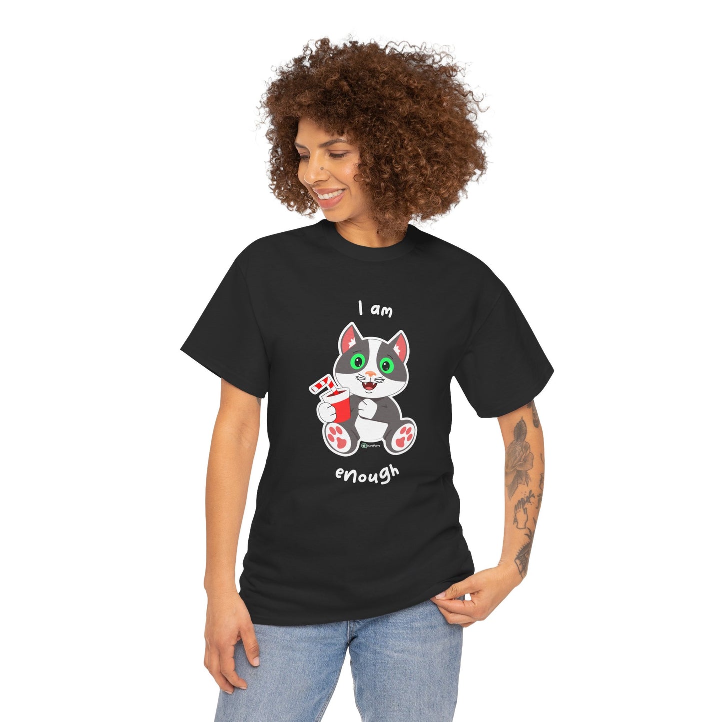 T-Shirt - PosiCat - I Am Enough