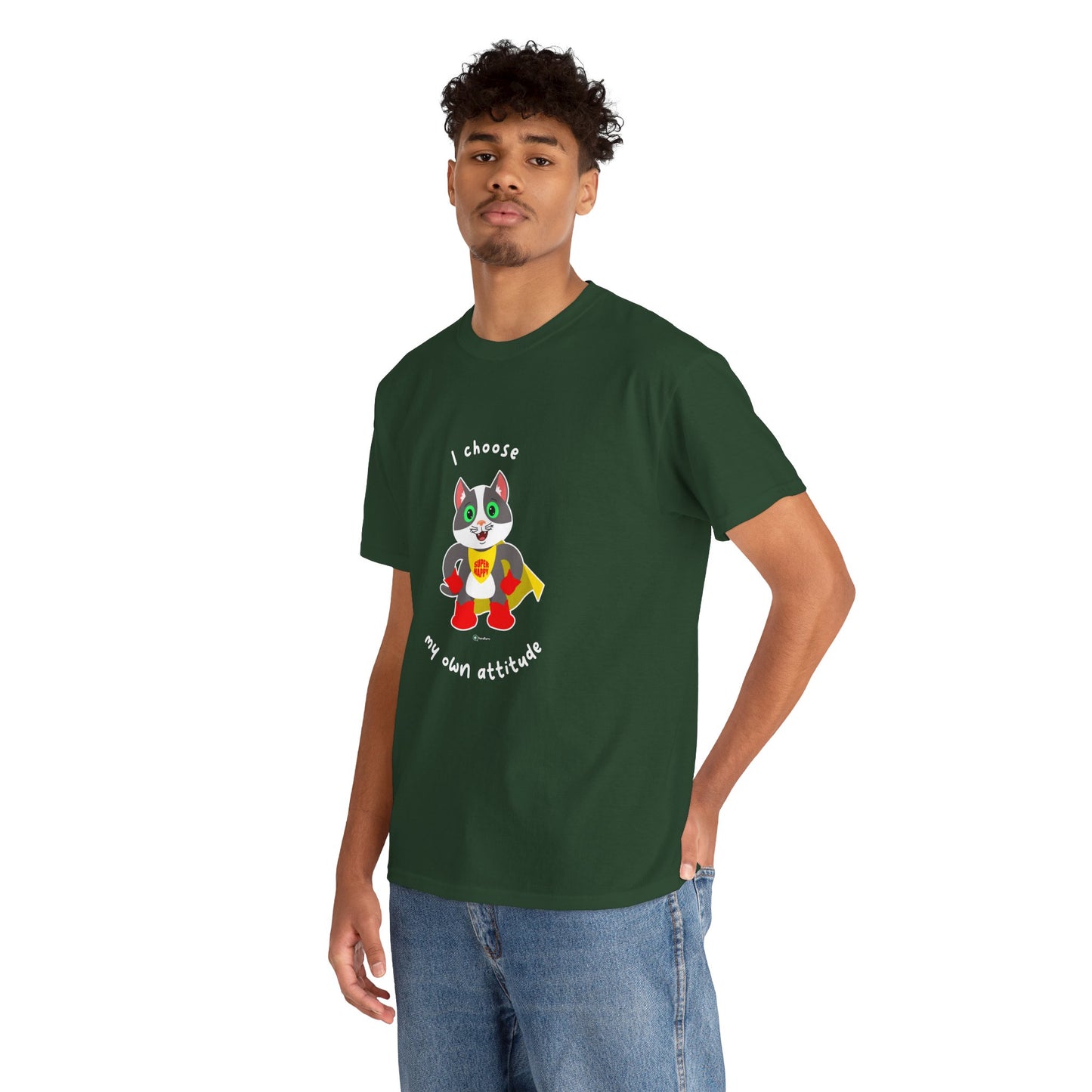 T-Shirt - PosiCat - I choose my own attitude