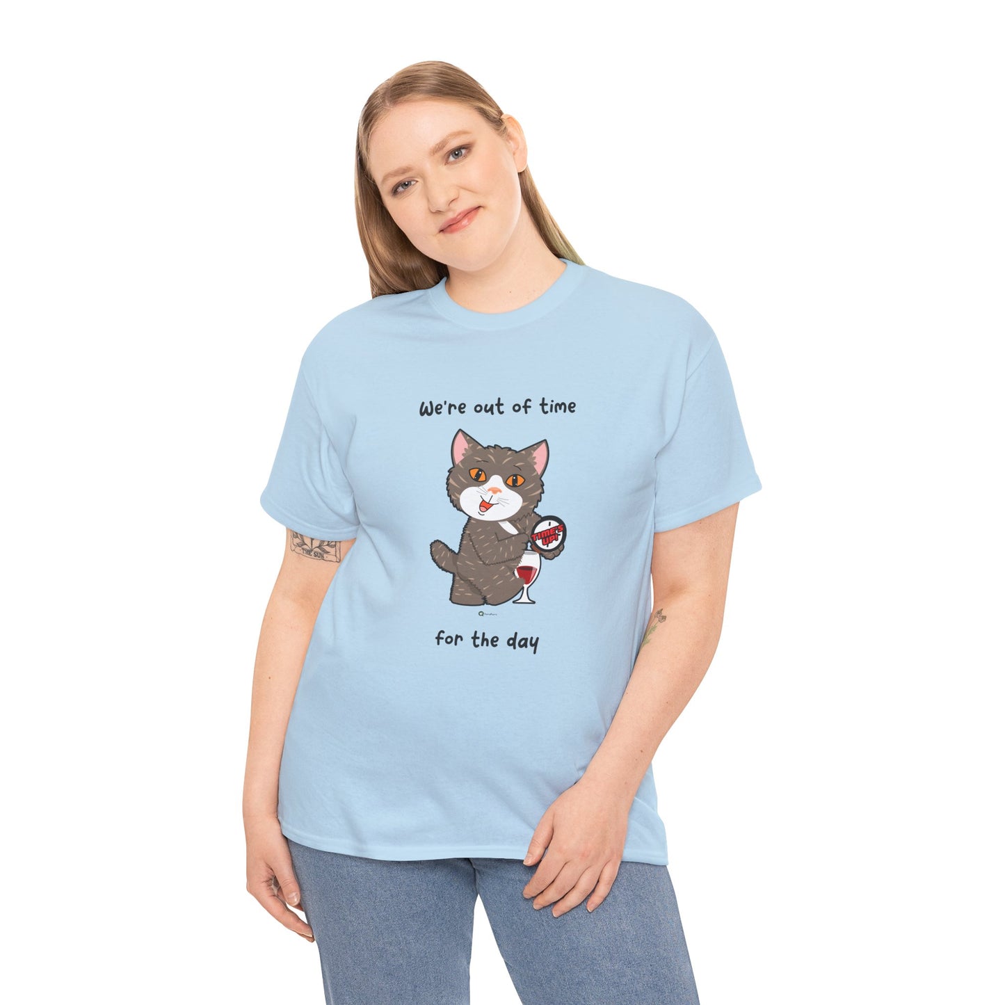 T-Shirt - HipaaCat - We're Out Of Time For The Day