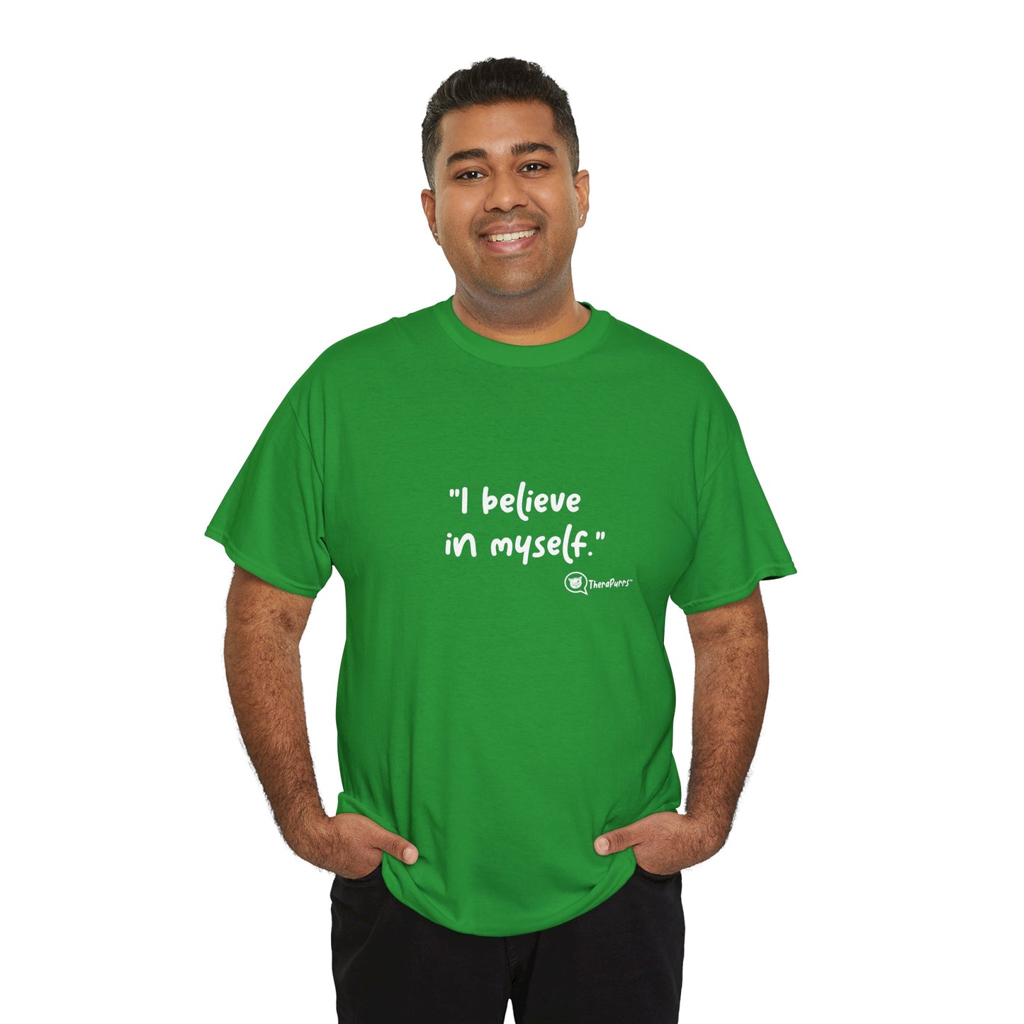 TheraPurrs Phrase T-Shirt - "I believe in myself"