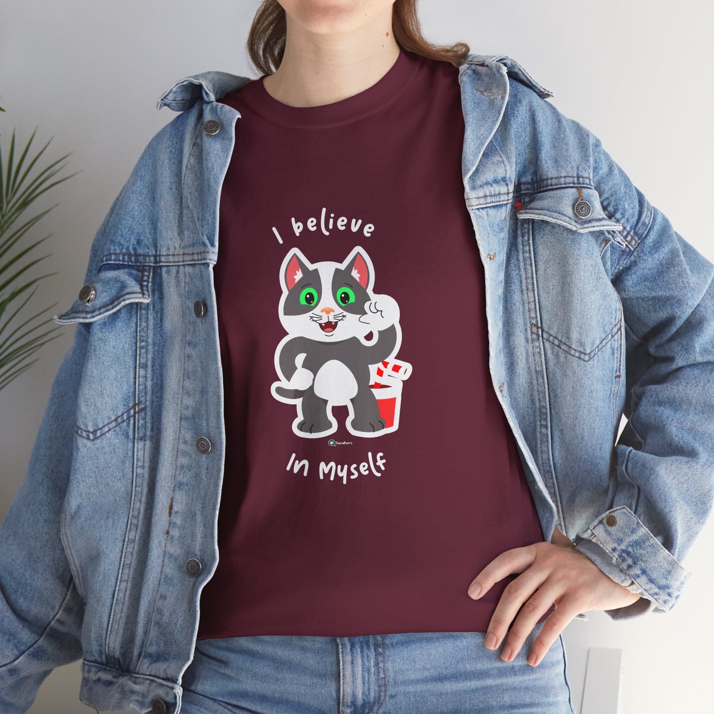 T-Shirt - PosiCat - I believe in myself