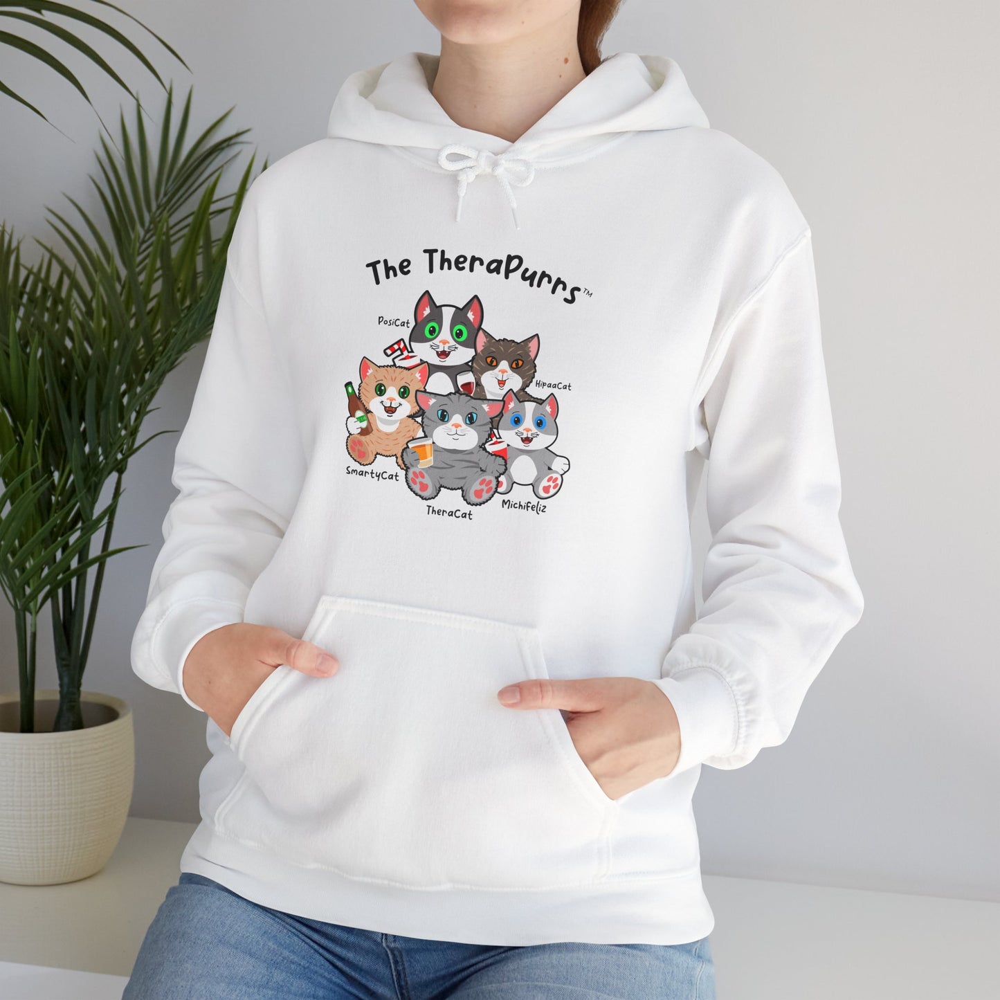 Sweatshirt - TheraPurrs - 5 Cats