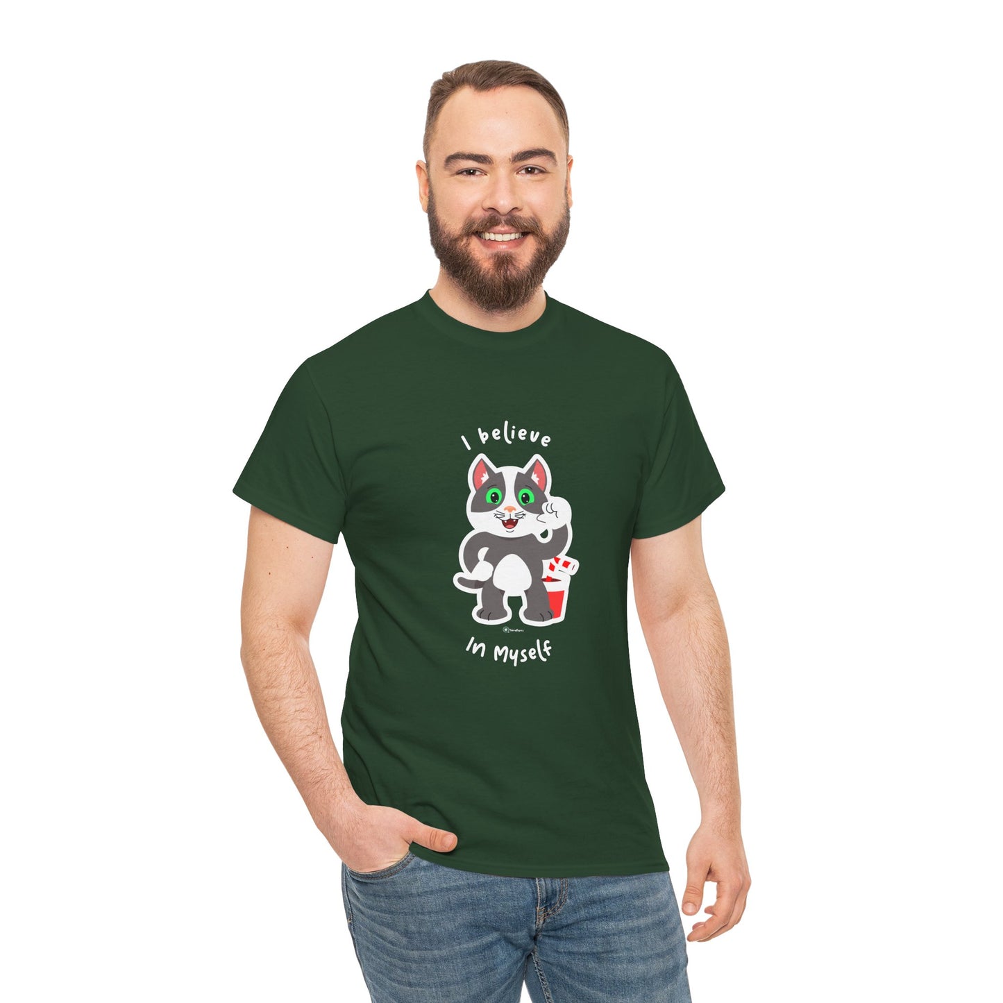 T-Shirt - PosiCat - I believe in myself