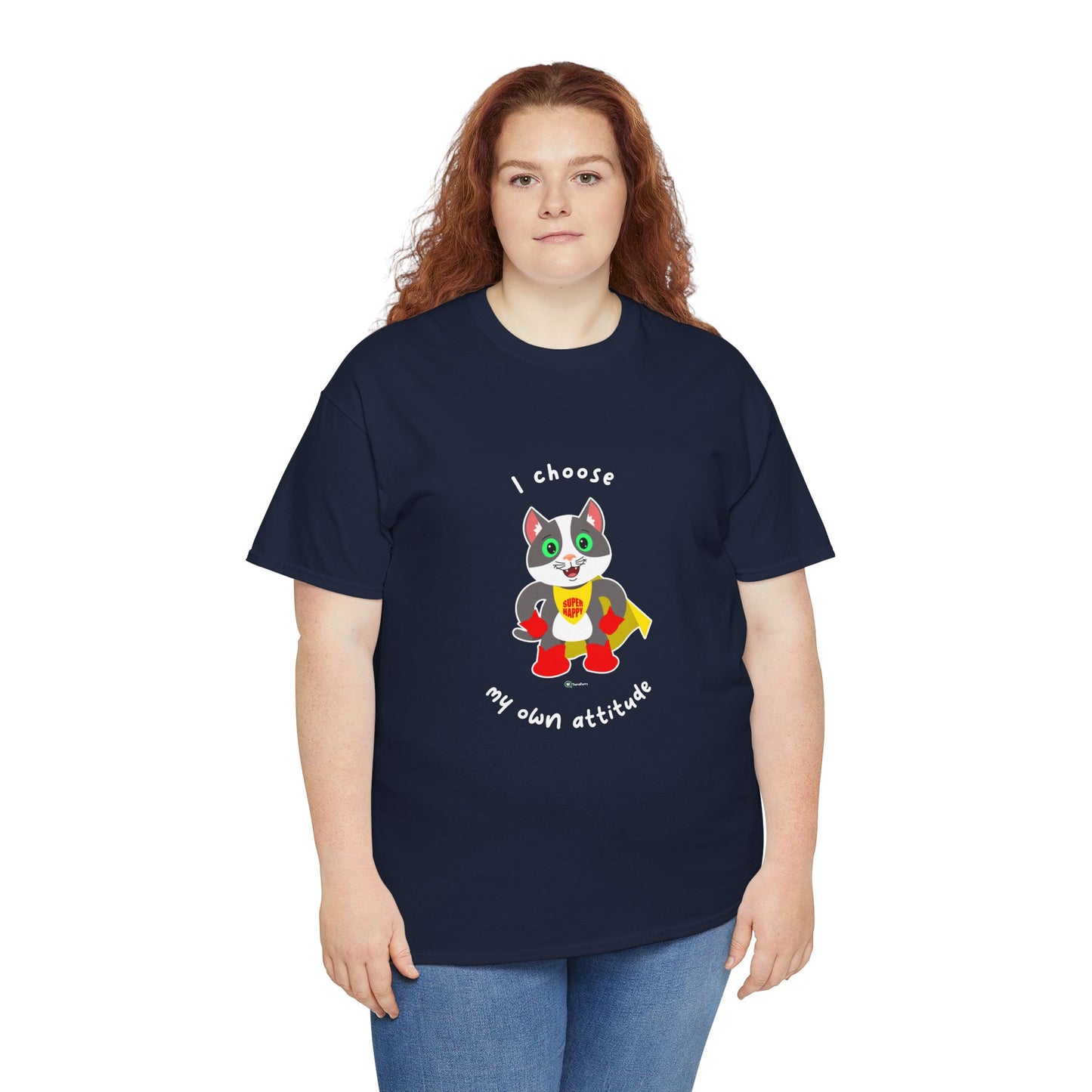 T-Shirt - PosiCat - I choose my own attitude