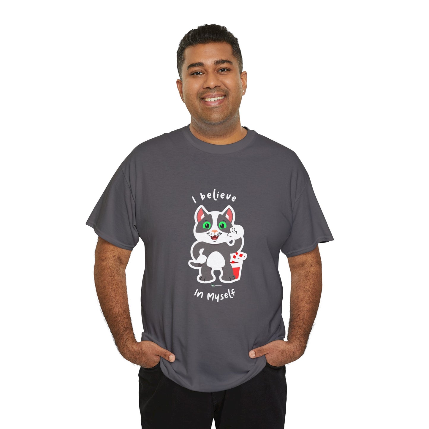 T-Shirt - PosiCat - I believe in myself