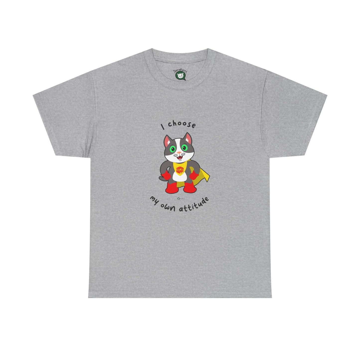 T-Shirt - PosiCat - I choose my own attitude
