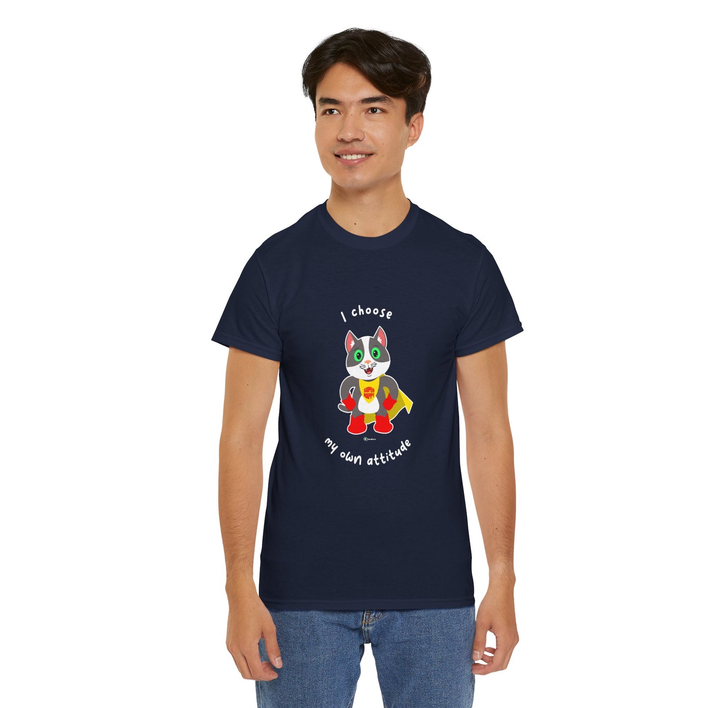 T-Shirt - PosiCat - I choose my own attitude