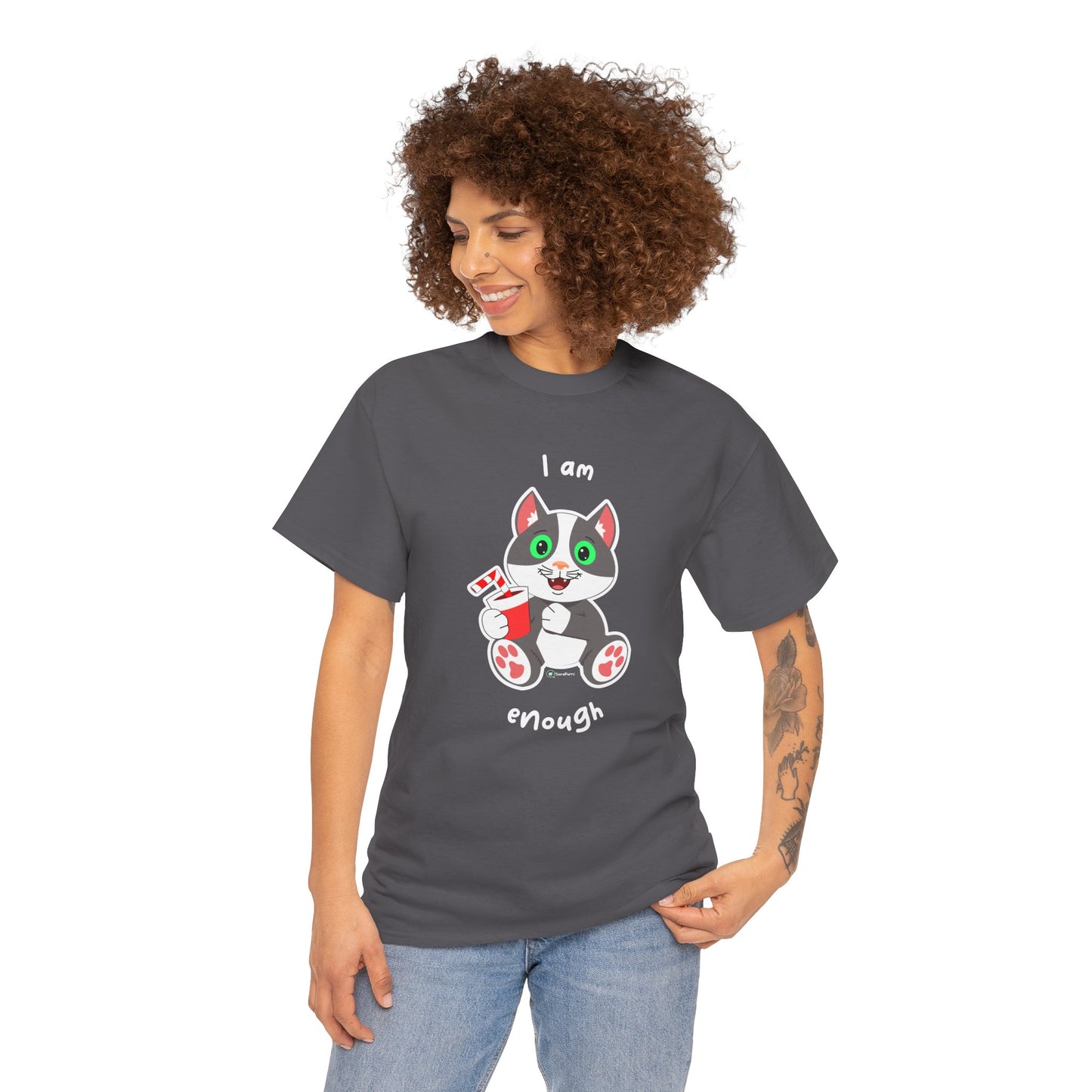 T-Shirt - PosiCat - I Am Enough