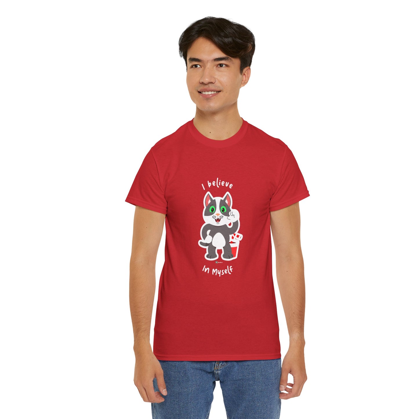T-Shirt - PosiCat - I believe in myself