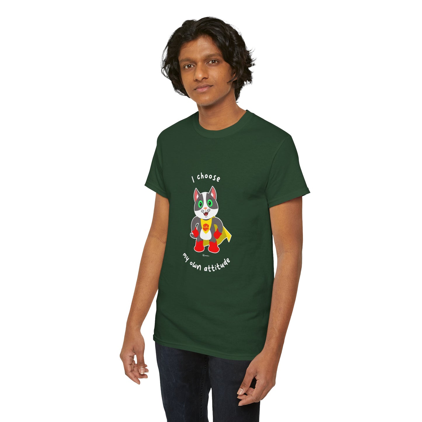 T-Shirt - PosiCat - I choose my own attitude