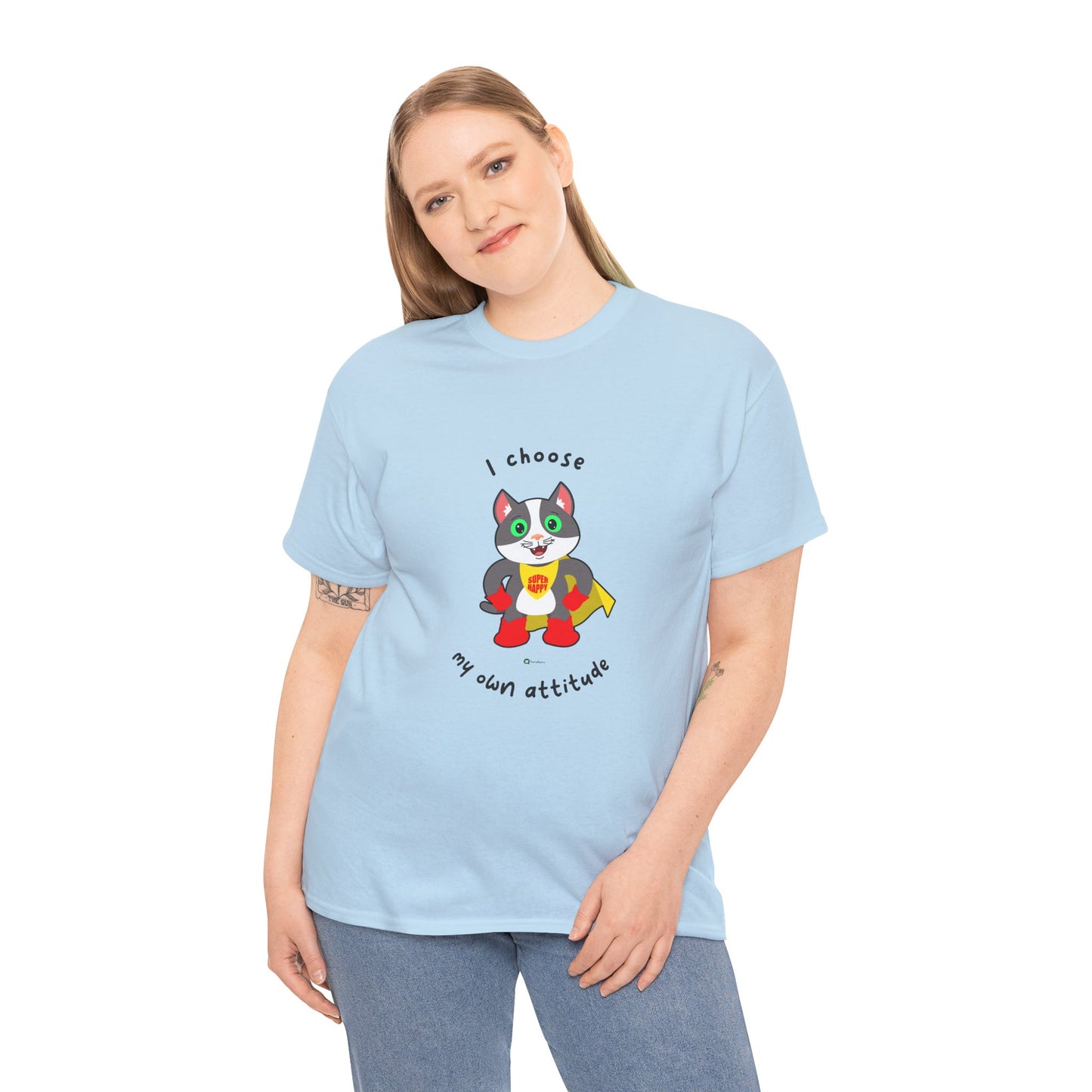 T-Shirt - PosiCat - I choose my own attitude
