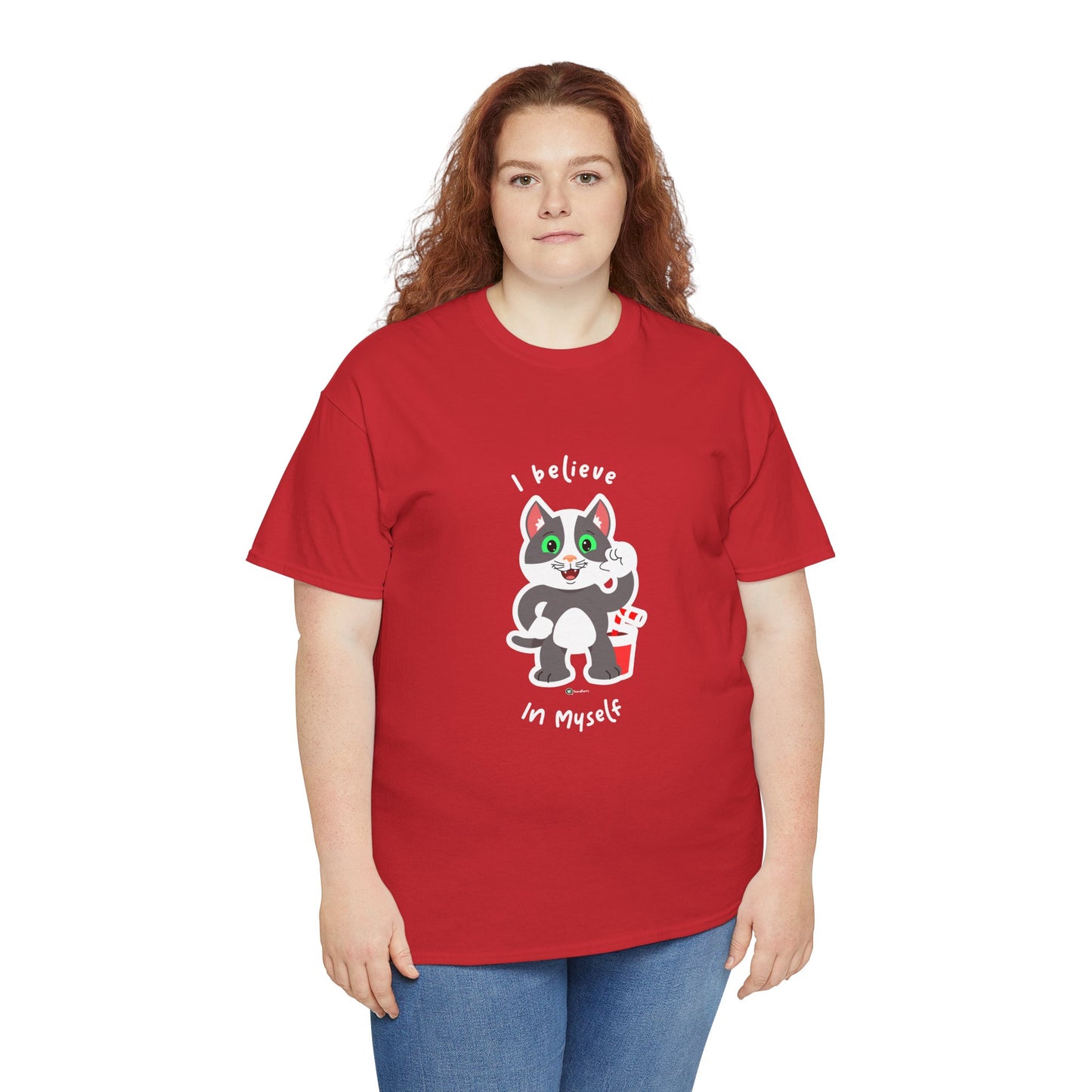 T-Shirt - PosiCat - I believe in myself