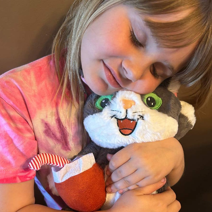 PosiCat - Cuddly, Talking Plush Cat with Over 90 Affirmations