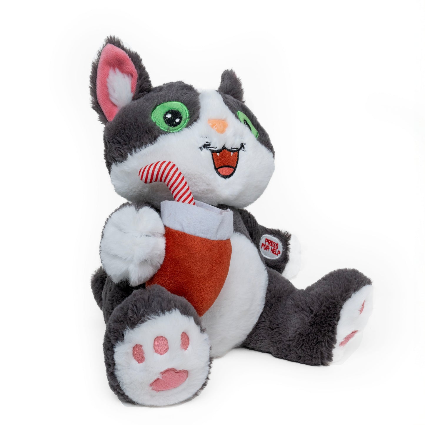 PosiCat - Cuddly, Talking Plush Cat with Over 90 Affirmations
