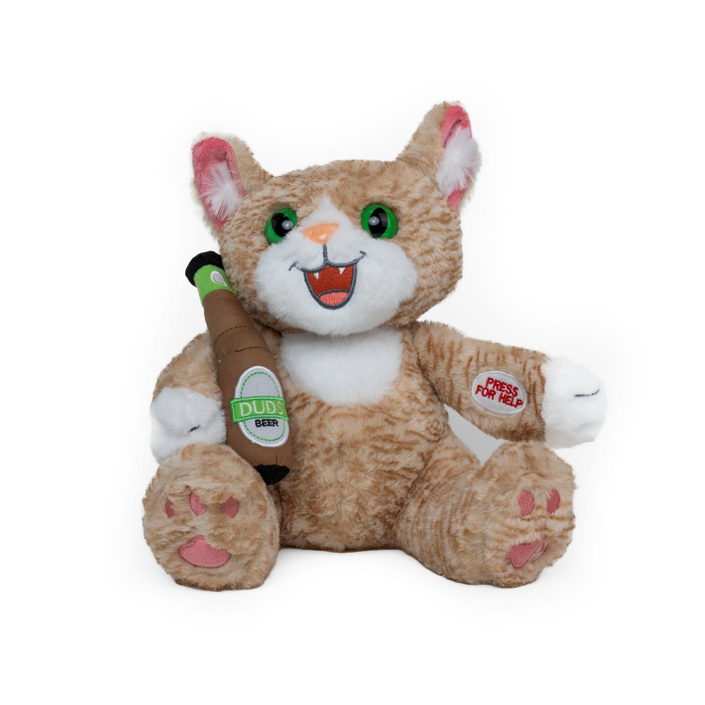 SmartyCat - Talking, Cuddly Plush Cat with over 50 Wise-Cracks