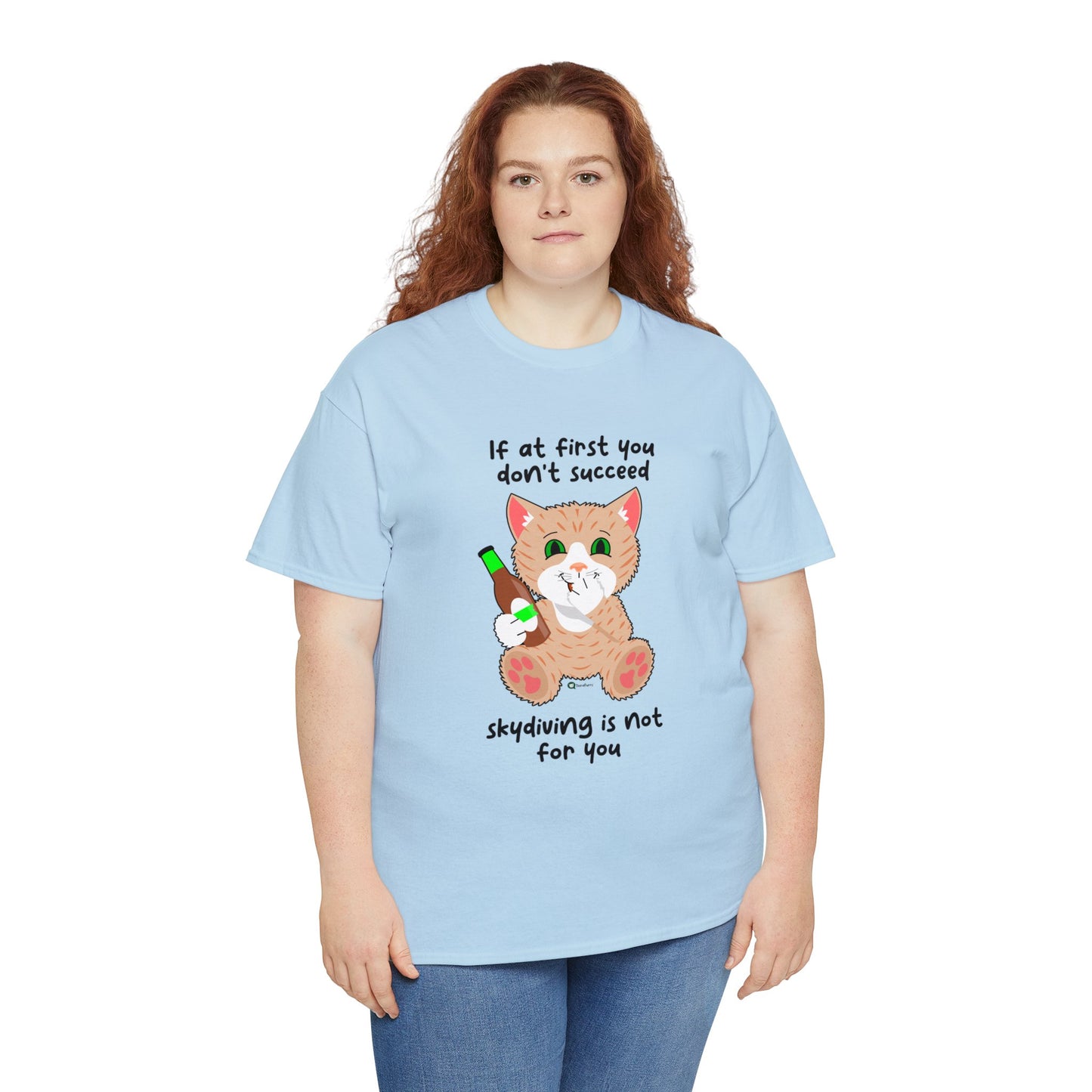 T-Shirt - SmartyCat - Skydiving Is Not For You