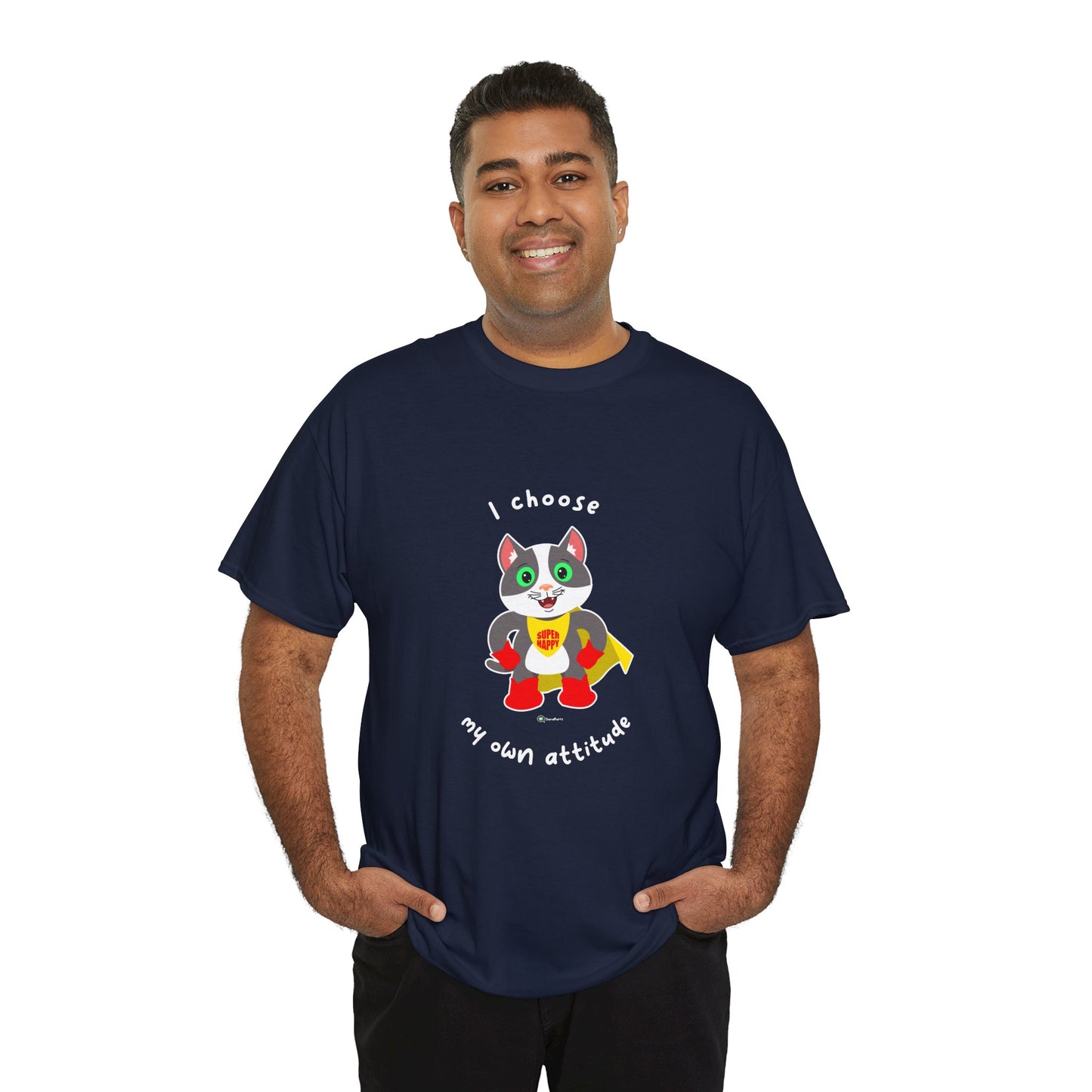T-Shirt - PosiCat - I choose my own attitude
