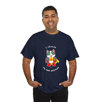 T-Shirt - PosiCat - I choose my own attitude