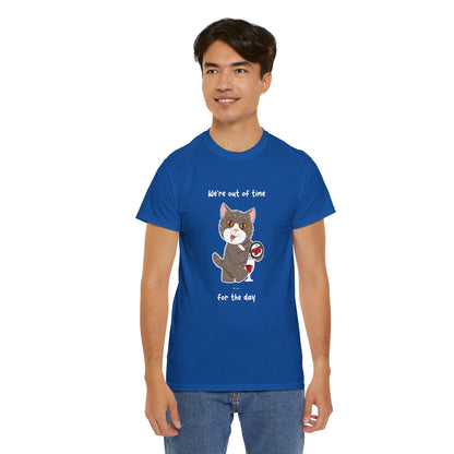 T-Shirt - HipaaCat - We're Out Of Time For The Day