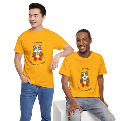 T-Shirt - PosiCat - I choose my own attitude