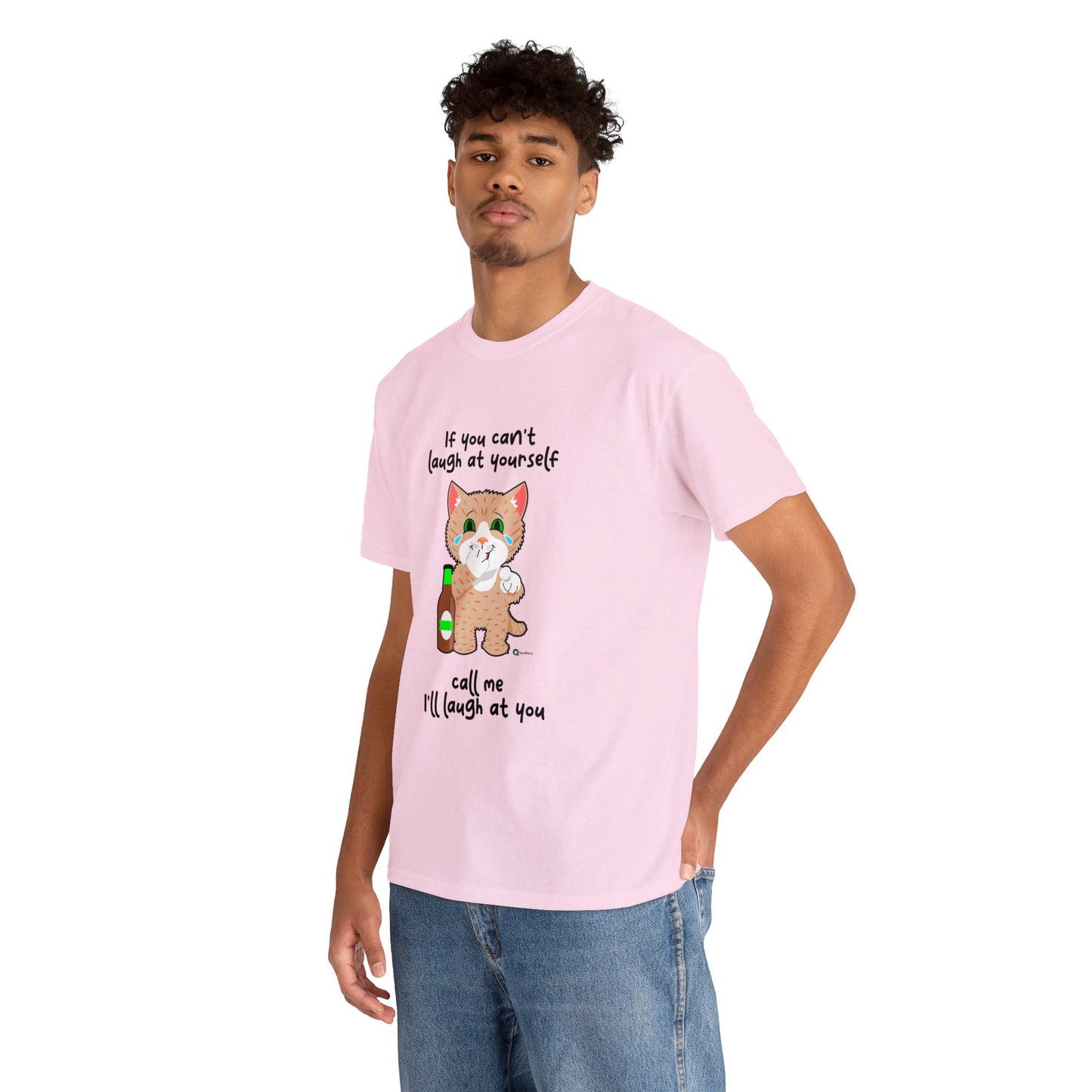 T-Shirt - SmartyCat - If you can't laugh at yourself - call me - I'll laugh at you