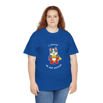 T-Shirt - PosiCat - I choose my own attitude