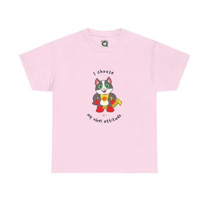 T-Shirt - PosiCat - I choose my own attitude