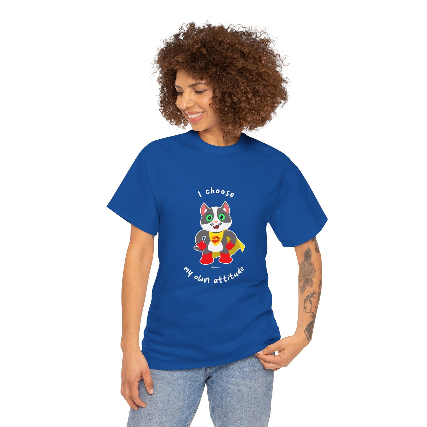 T-Shirt - PosiCat - I choose my own attitude