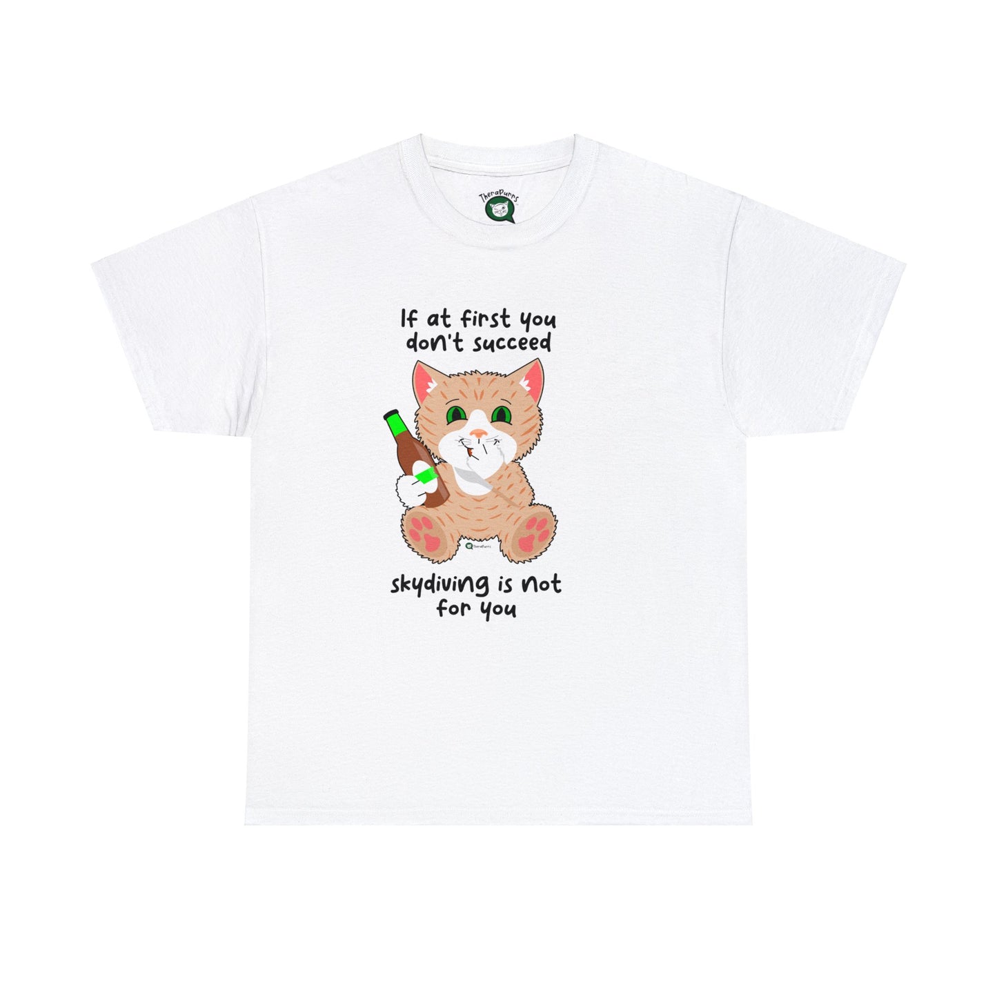 T-Shirt - SmartyCat - Skydiving Is Not For You