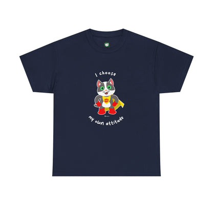 T-Shirt - PosiCat - I choose my own attitude