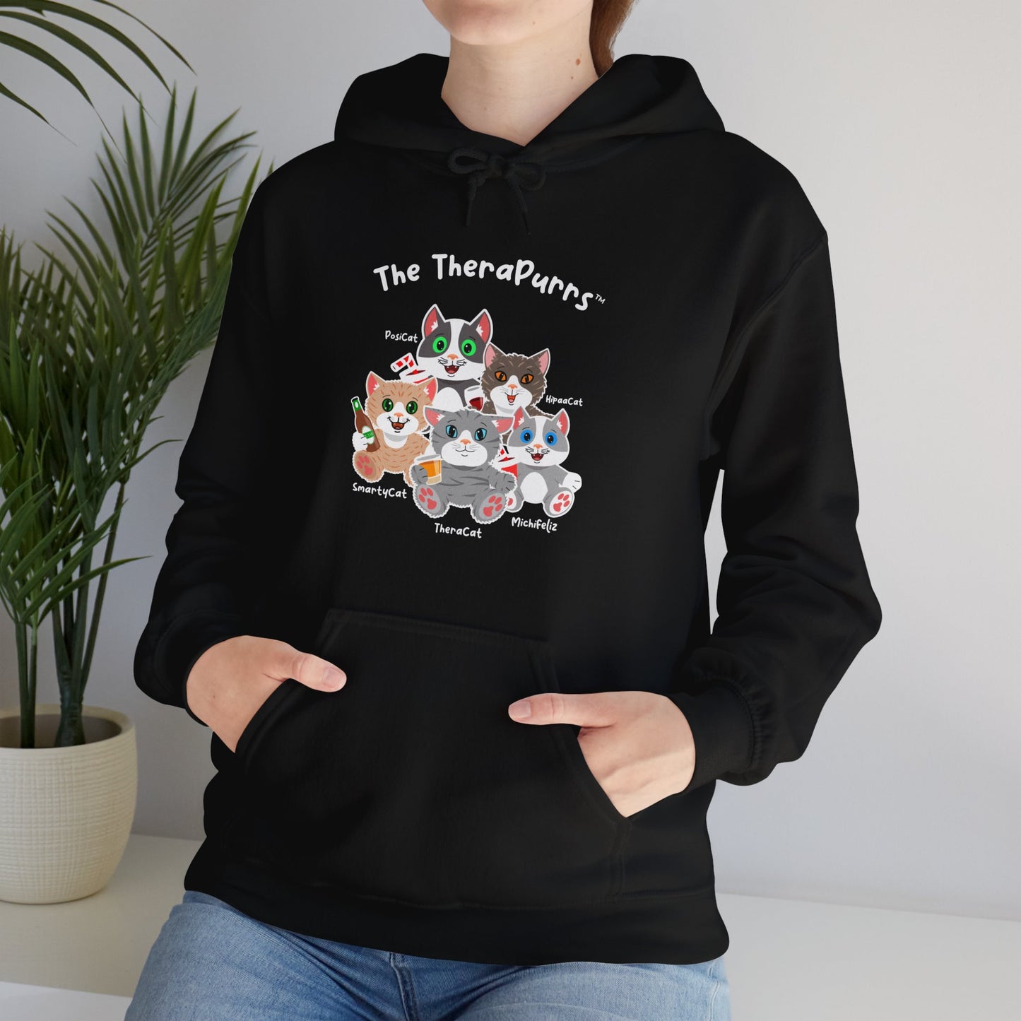 Sweatshirt - TheraPurrs - 5 Cats