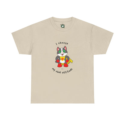 T-Shirt - PosiCat - I choose my own attitude
