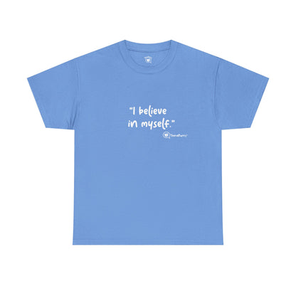 TheraPurrs Phrase T-Shirt - "I believe in myself"