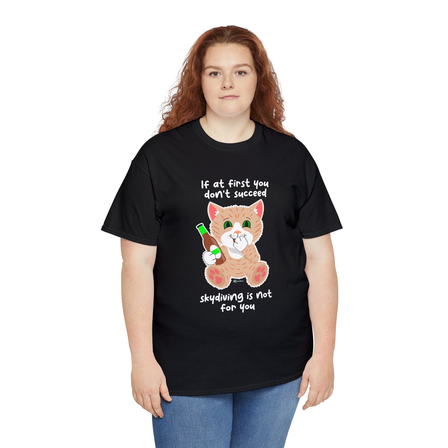 T-Shirt - SmartyCat - Skydiving Is Not For You