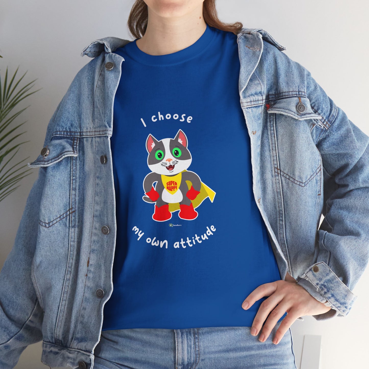 T-Shirt - PosiCat - I choose my own attitude