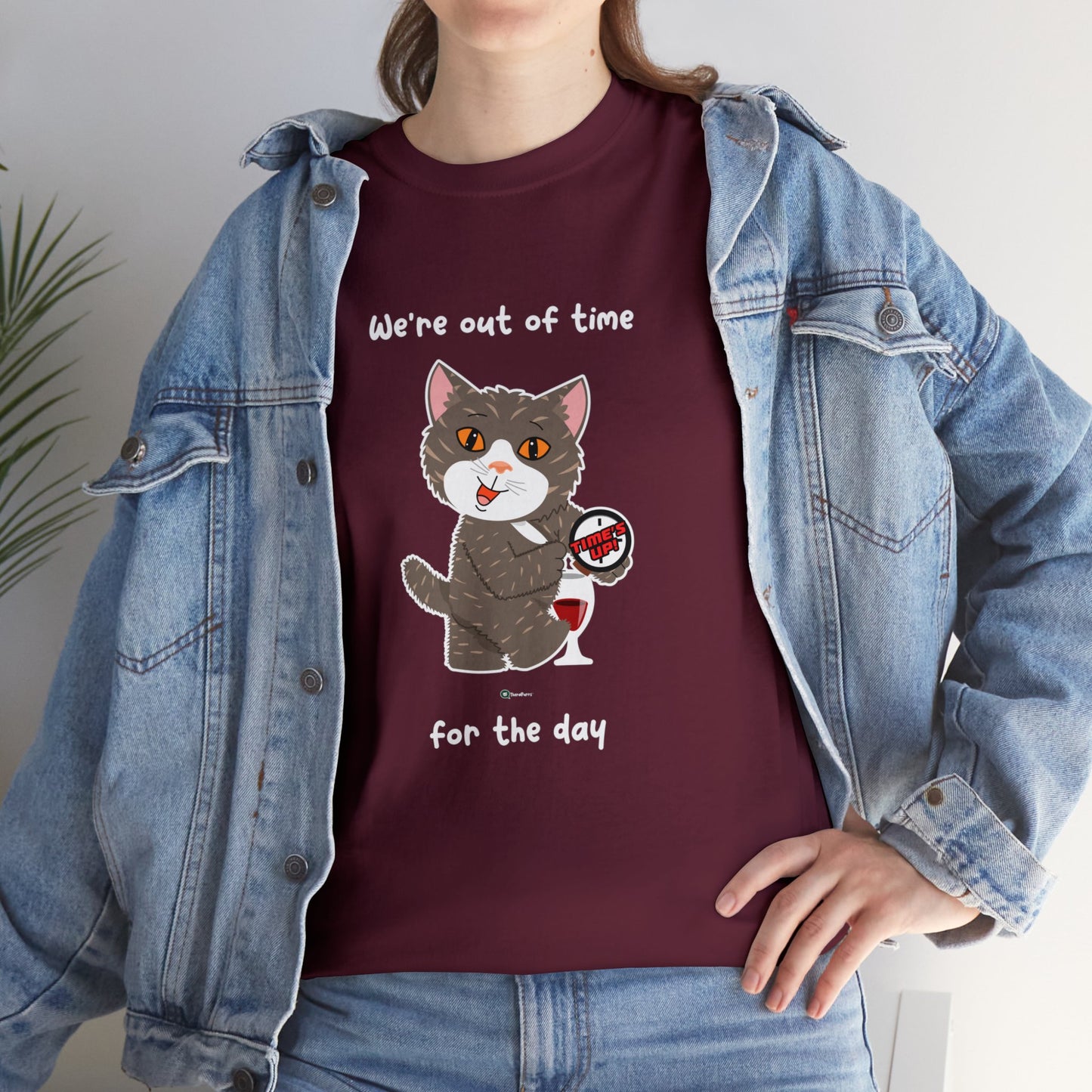 T-Shirt - HipaaCat - We're Out Of Time For The Day