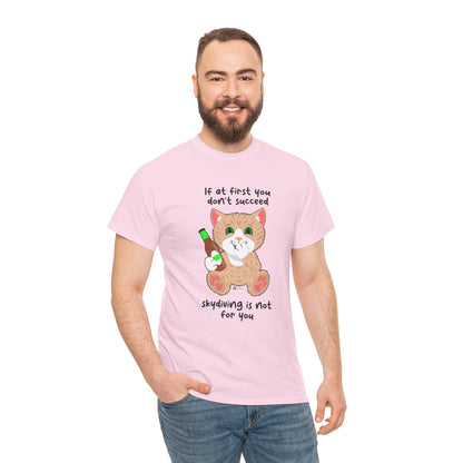 T-Shirt - SmartyCat - Skydiving Is Not For You