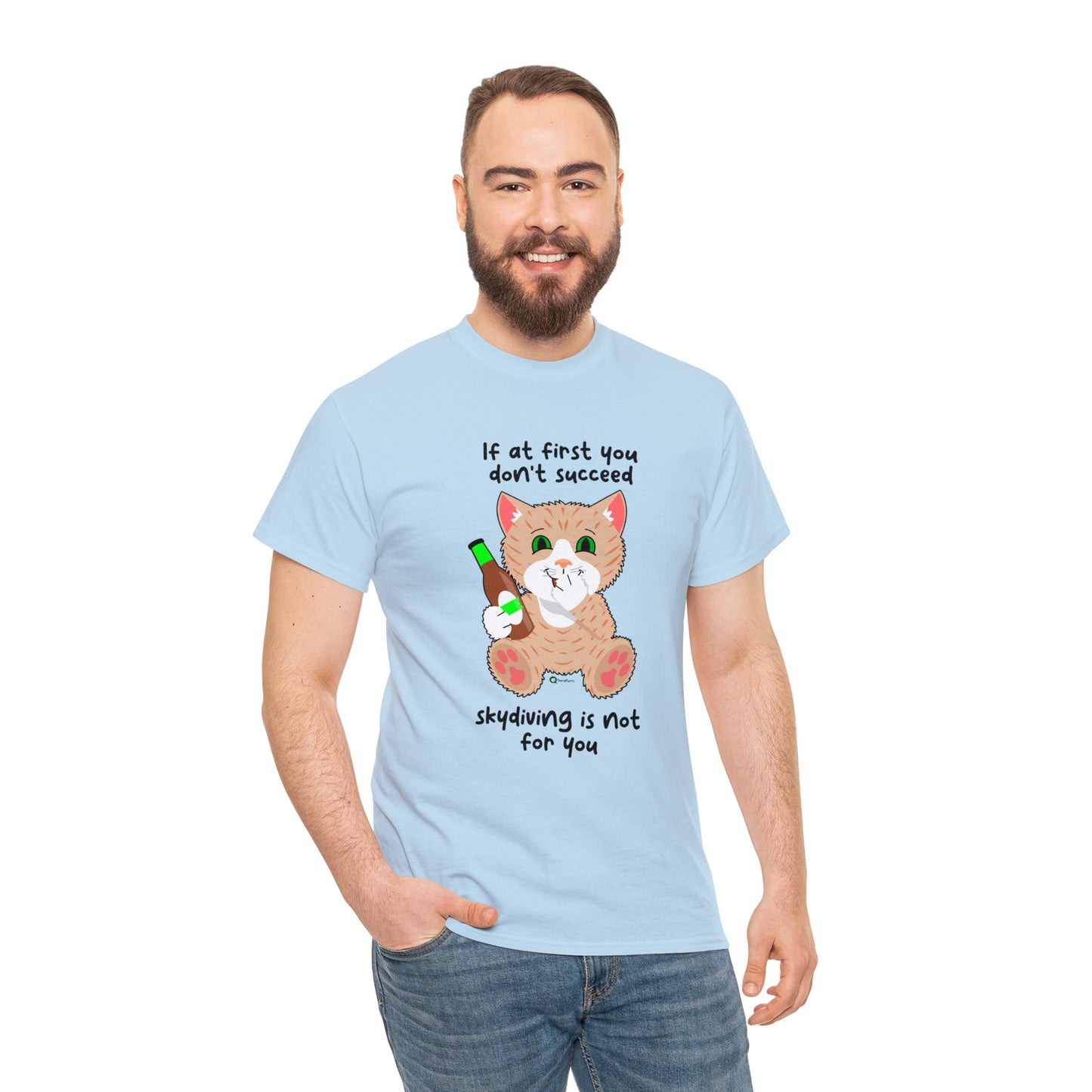 T-Shirt - SmartyCat - Skydiving Is Not For You