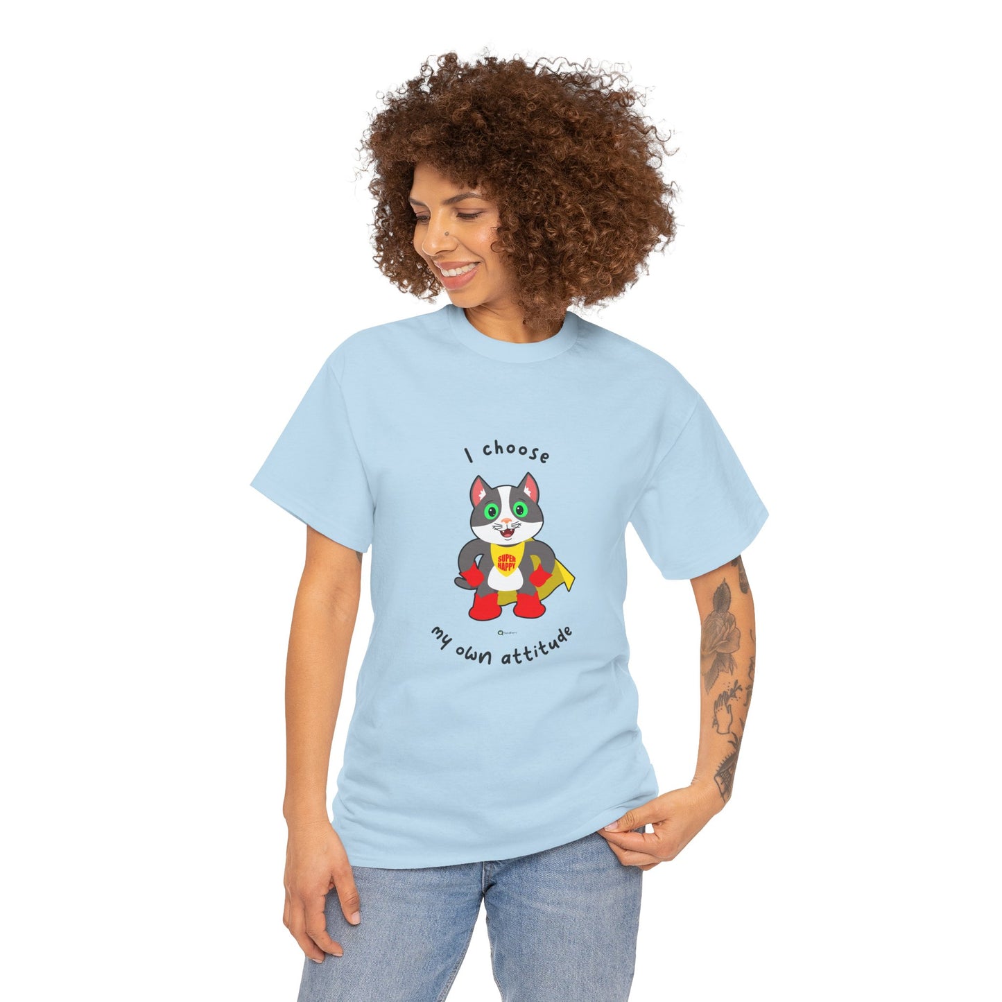 T-Shirt - PosiCat - I choose my own attitude