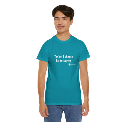 TheraPurrs Phrase T-Shirt - "Today, I choose to be happy"